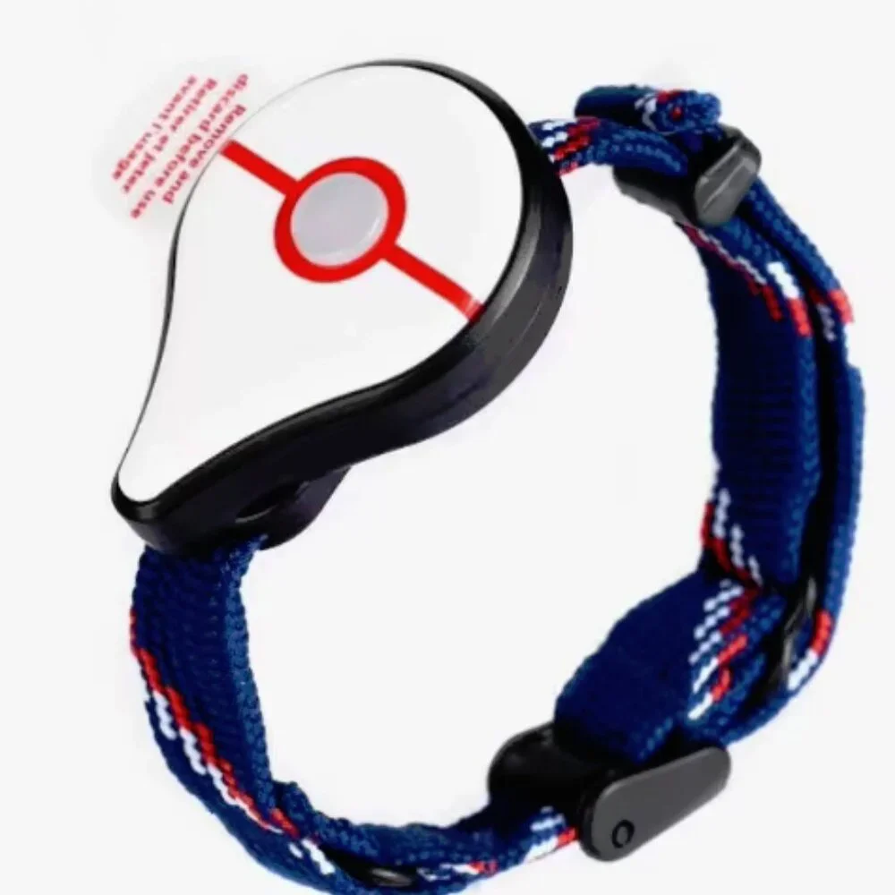 Pokemon GO Plus Bracelet White with Red Line Auto Catch Bluetooth Nintendo